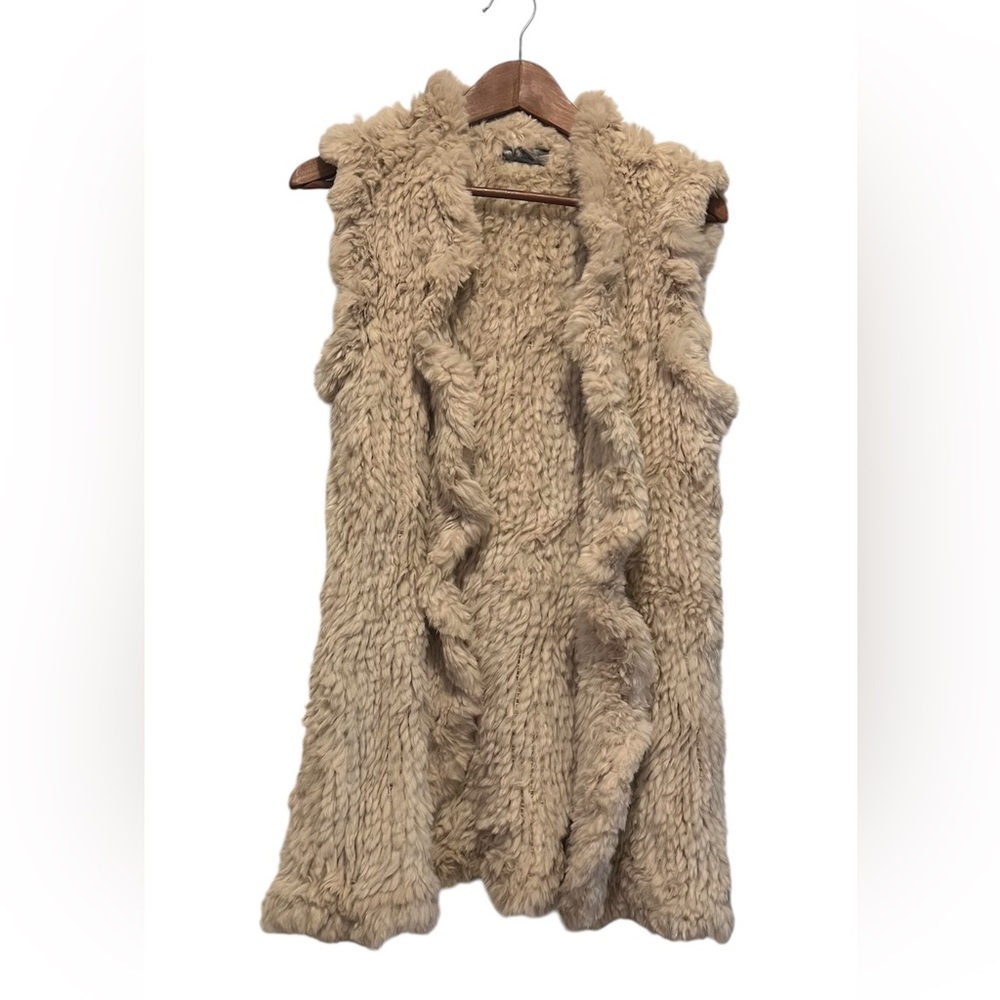 Love Token Rabbit Fur Vest Small - Picture 6 of 7